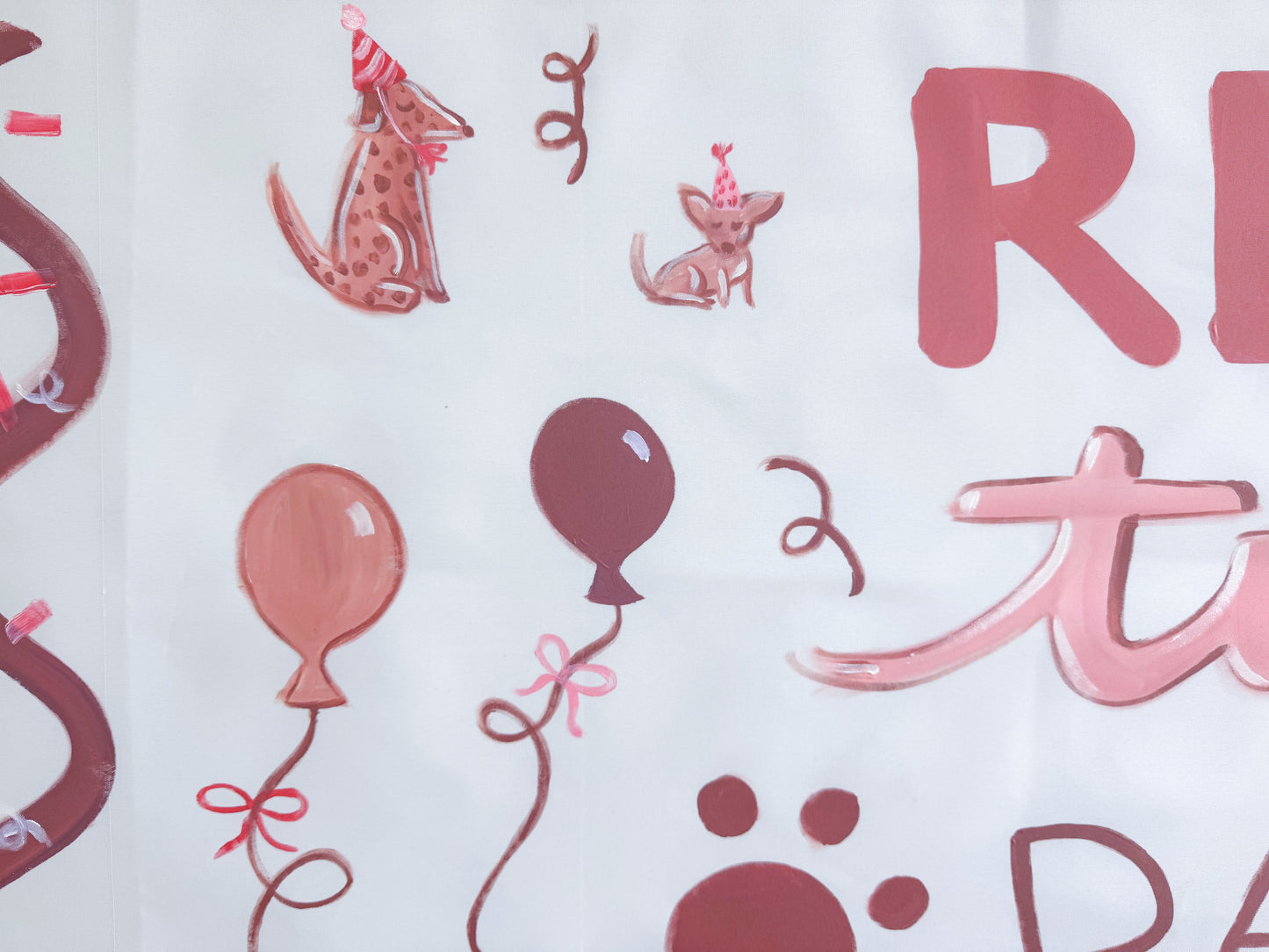 Custom Hand Painted Banner