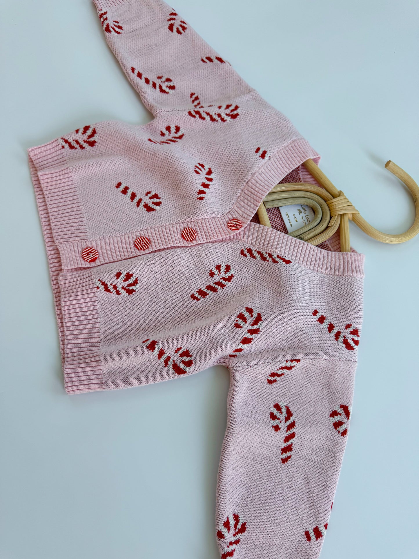 Pink Candy Cane Cardigan