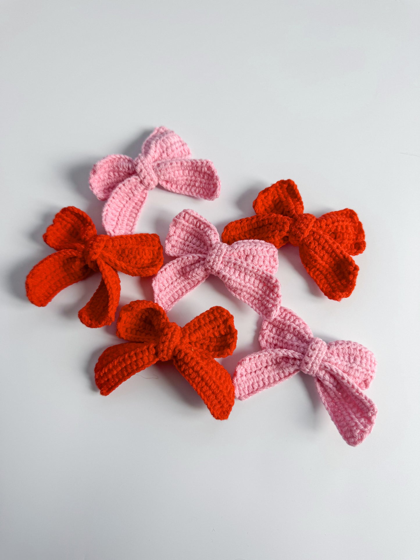 Crocheted Bow Clip