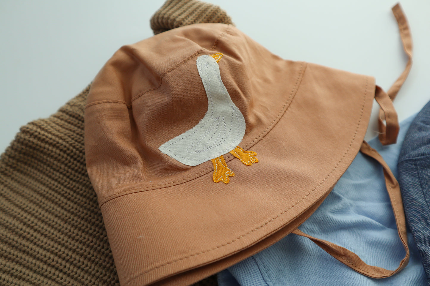 Goose ginger sun hat