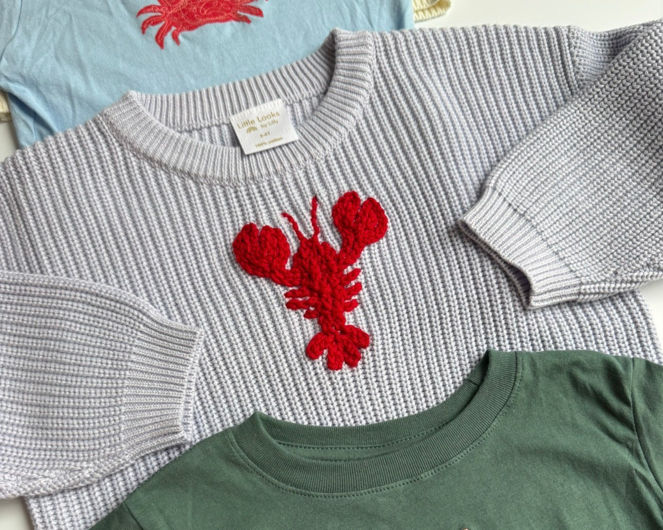 Lobster Periwinkle Sweater