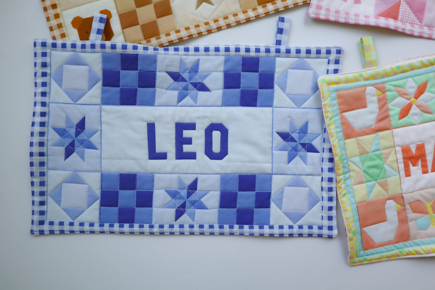 Custom Quilted Name Sign