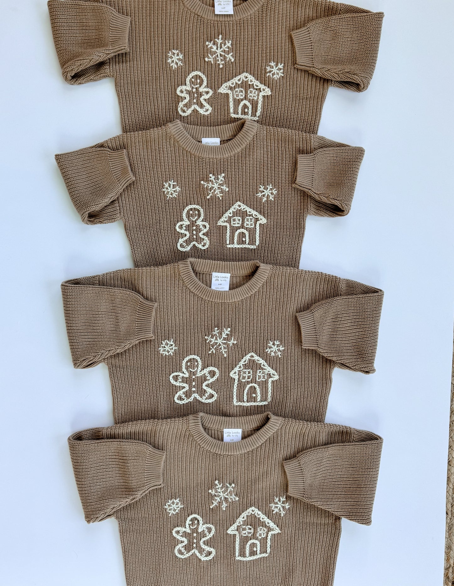 Premade Gingerbread House Sweater