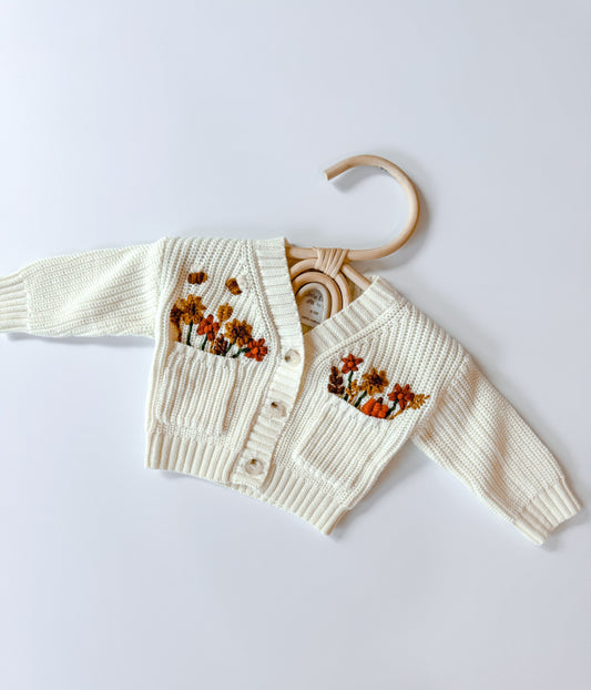 Floral Pocket Cardigan