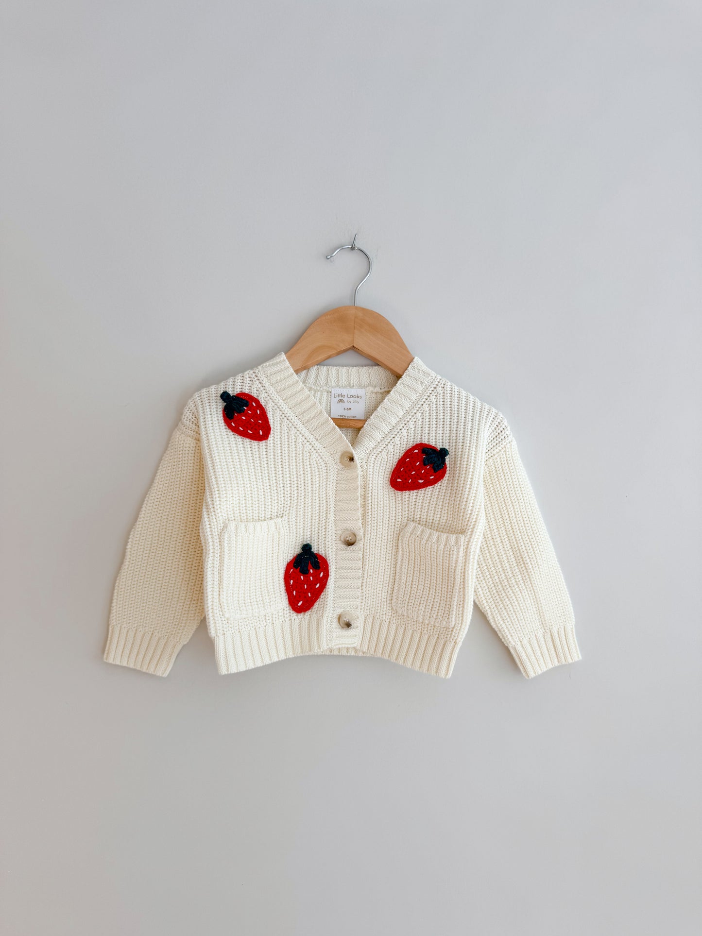Strawberry Cardigan