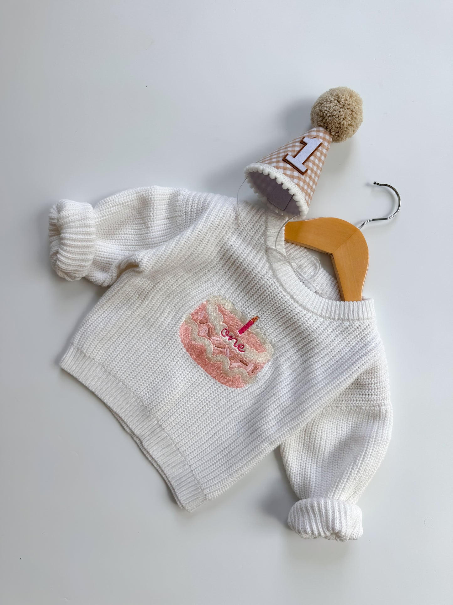 Pink Birthday Cake Sweater