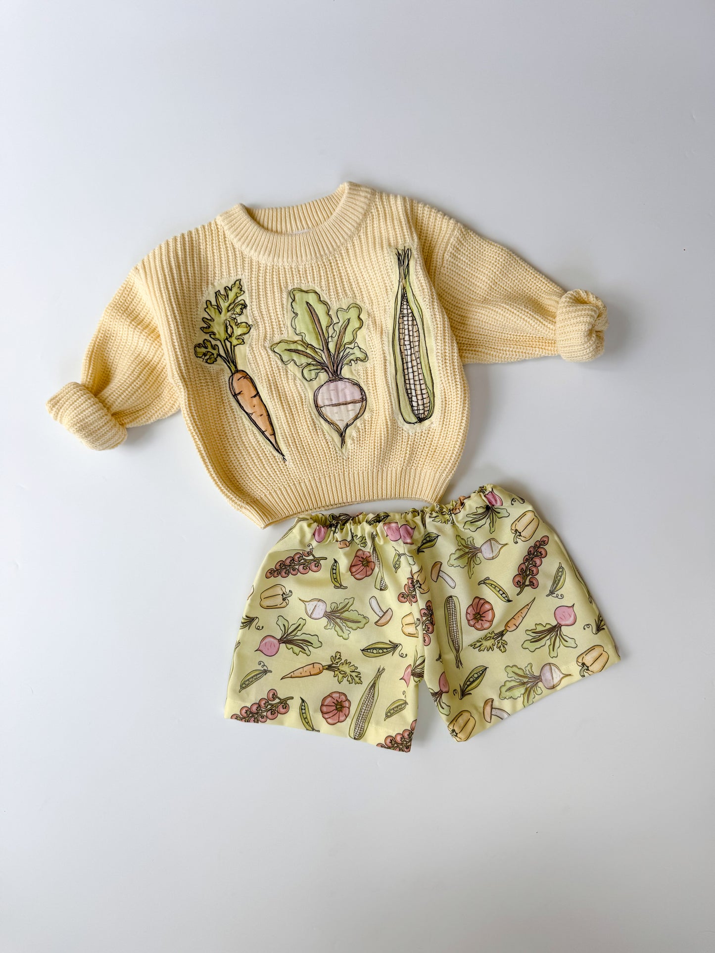 Butter Yellow Garden Sweater