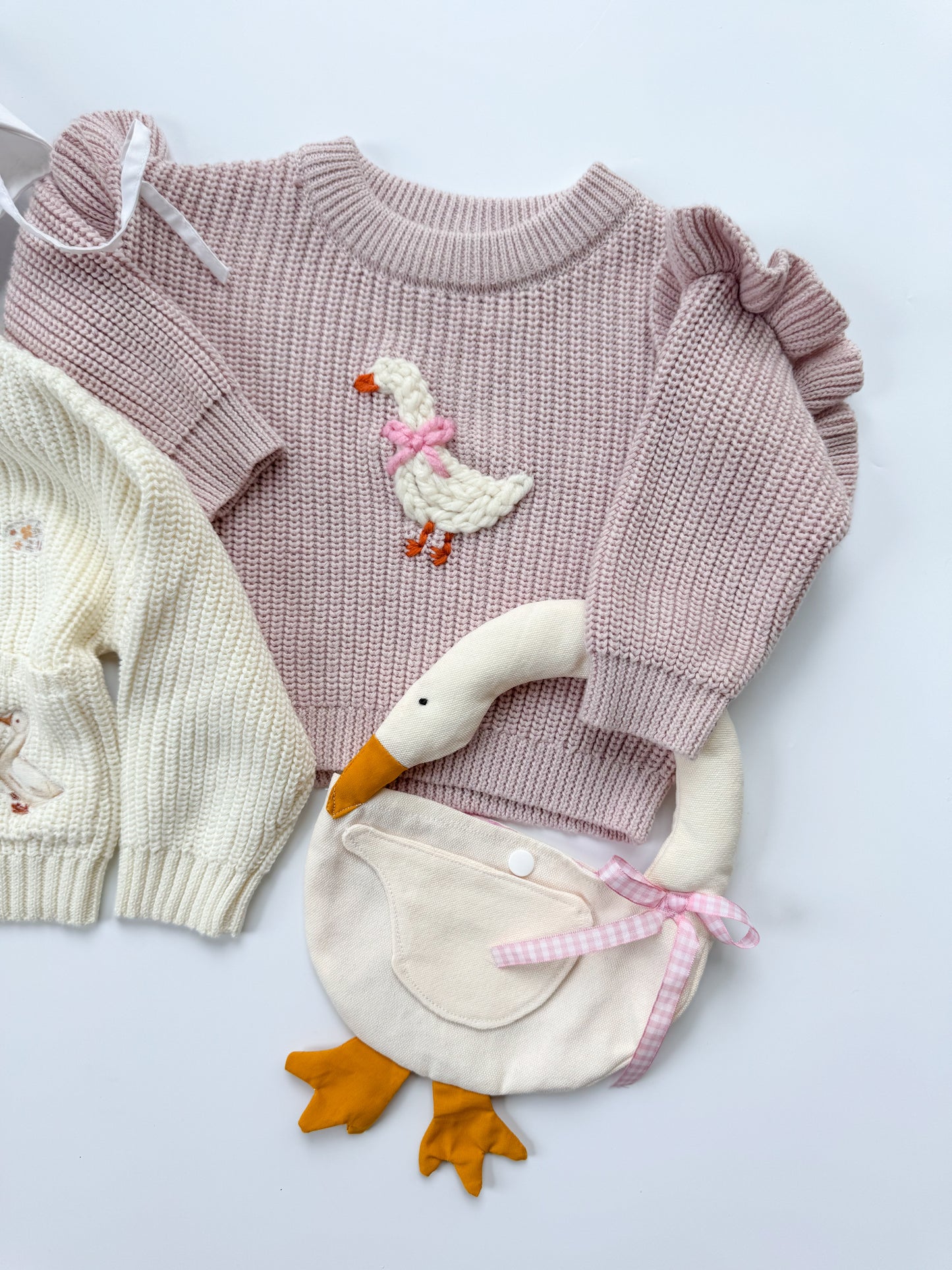Goose Ruffle Sweater