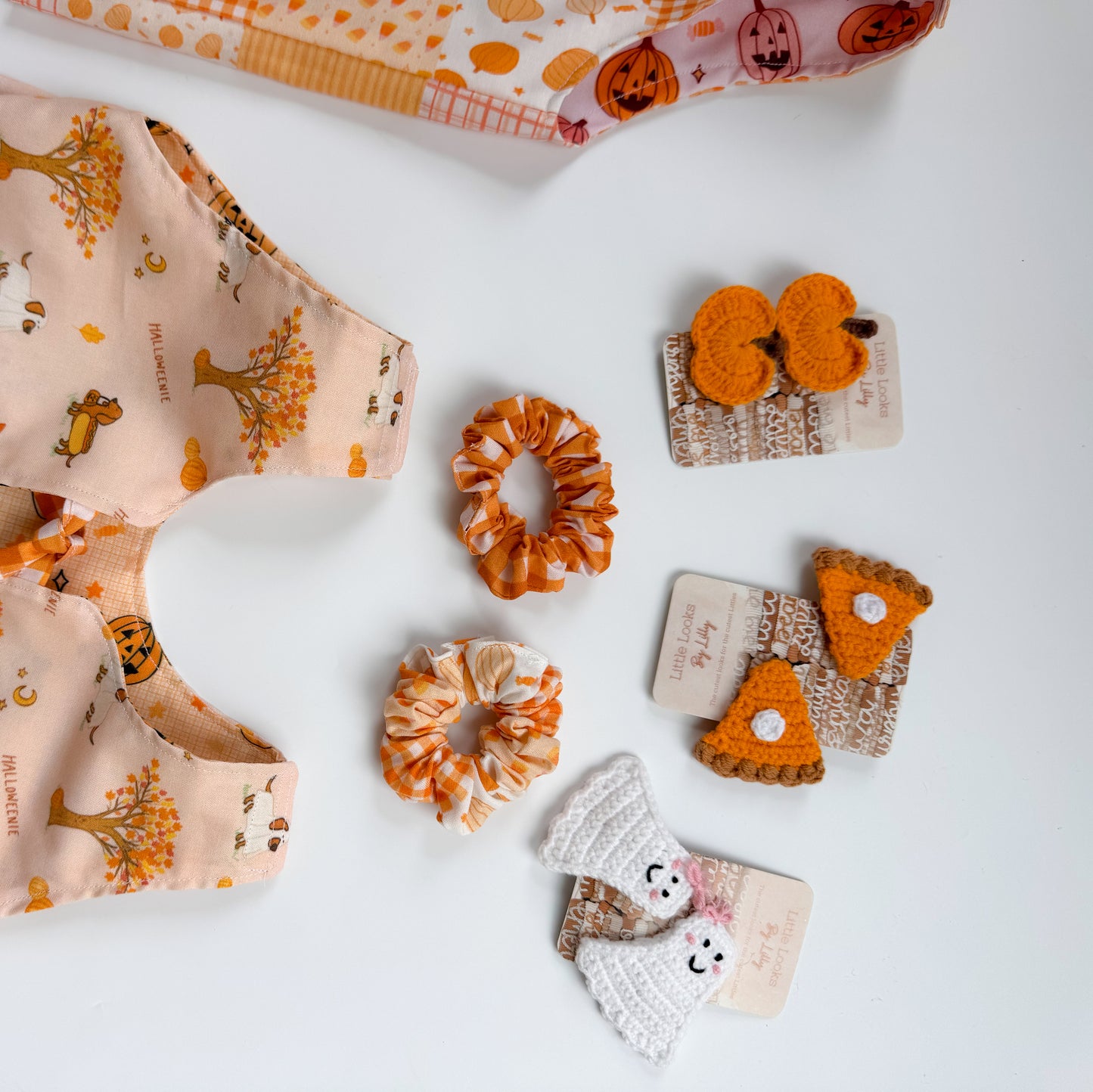 Handmade Fall Scrunchie