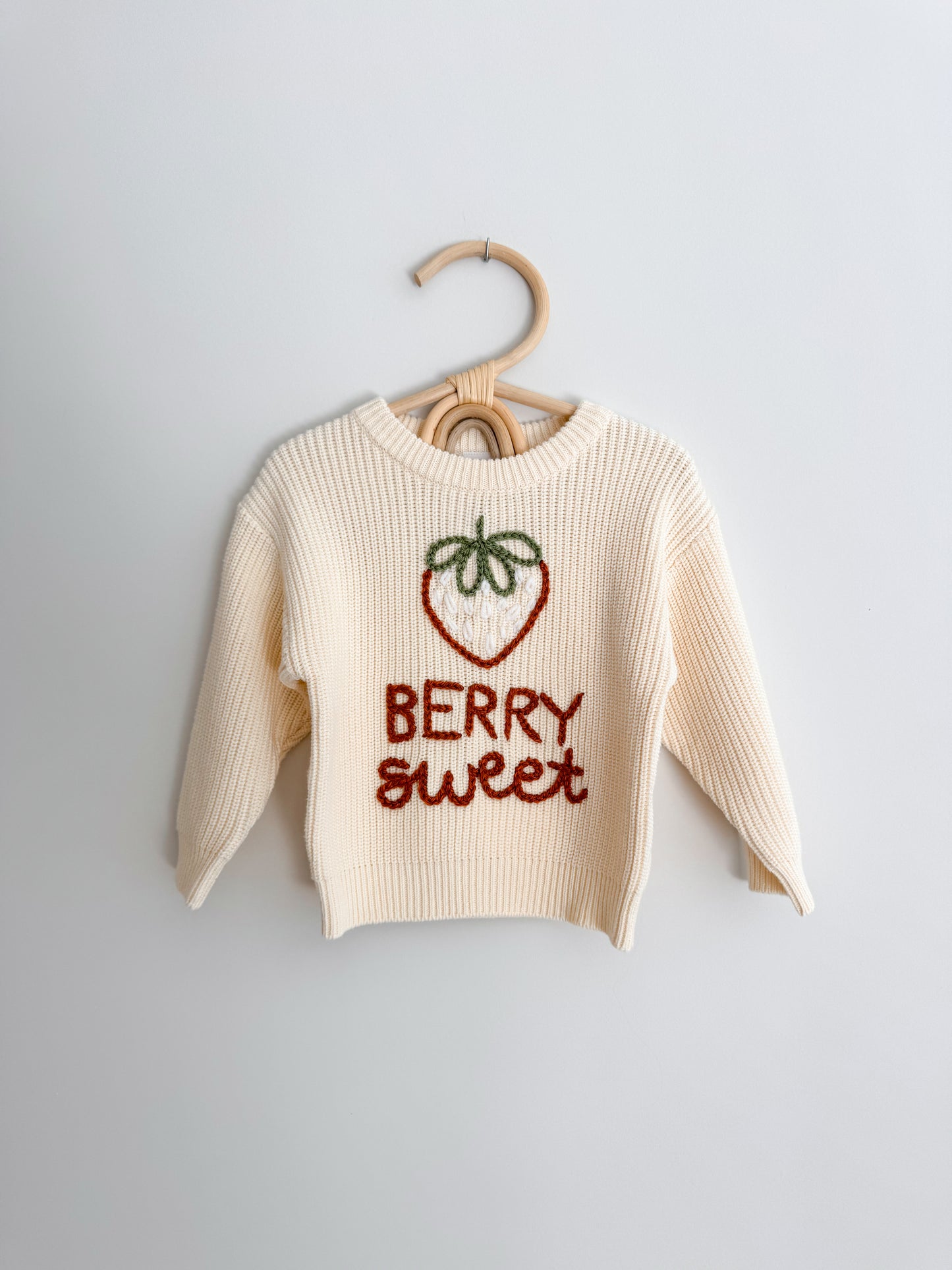 Berry Sweet Sweater 6-12m