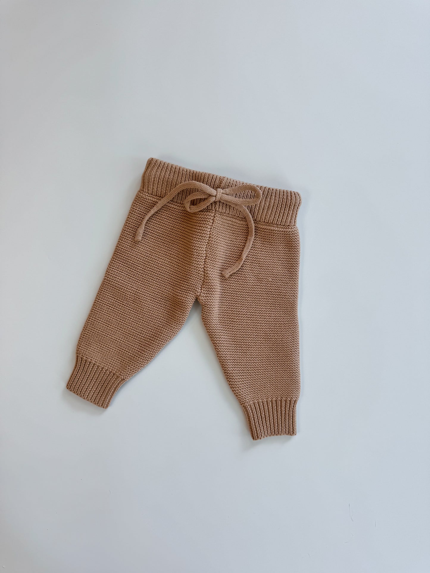 Knit Pants: Latte