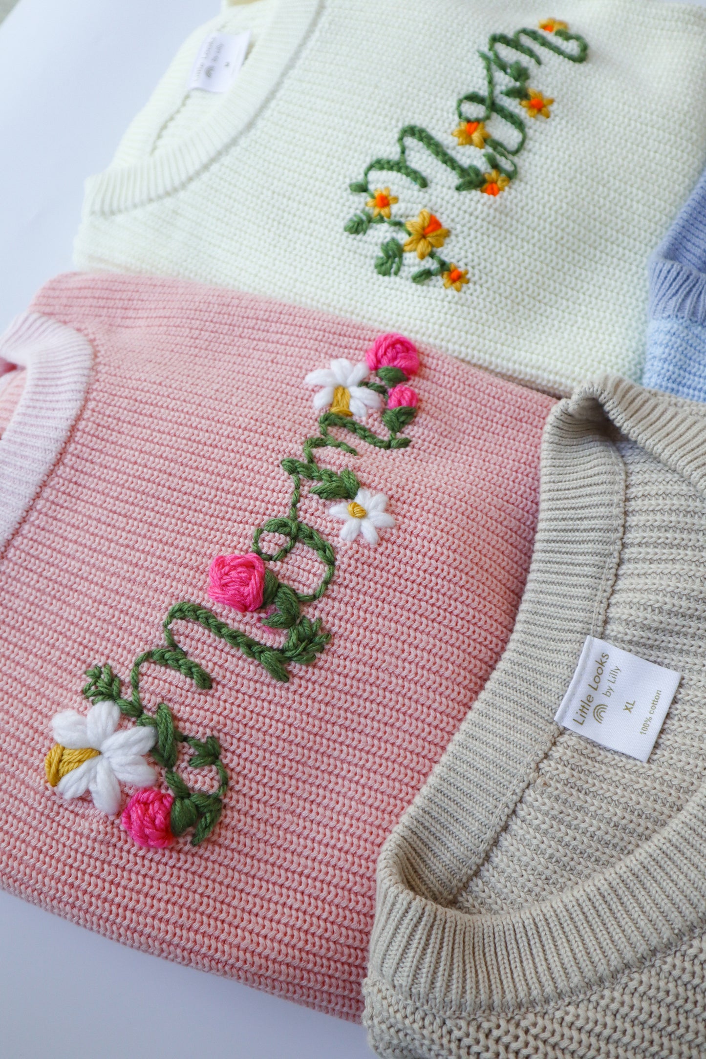 Mom Birth Flower Sweater