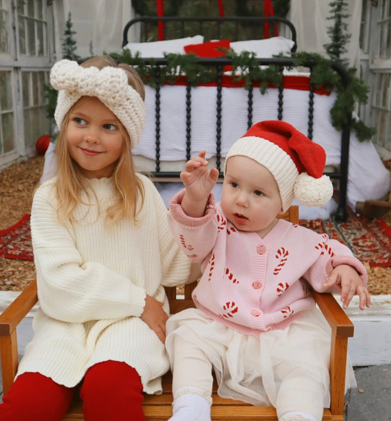 Pink Candy Cane Cardigan