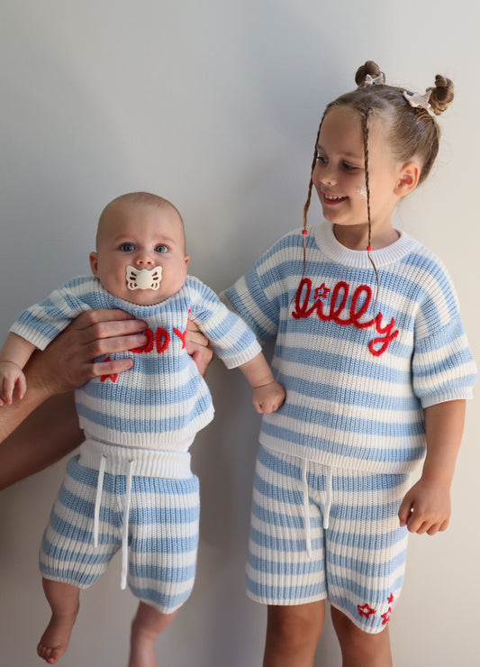 Custom Set: Blue Stripe