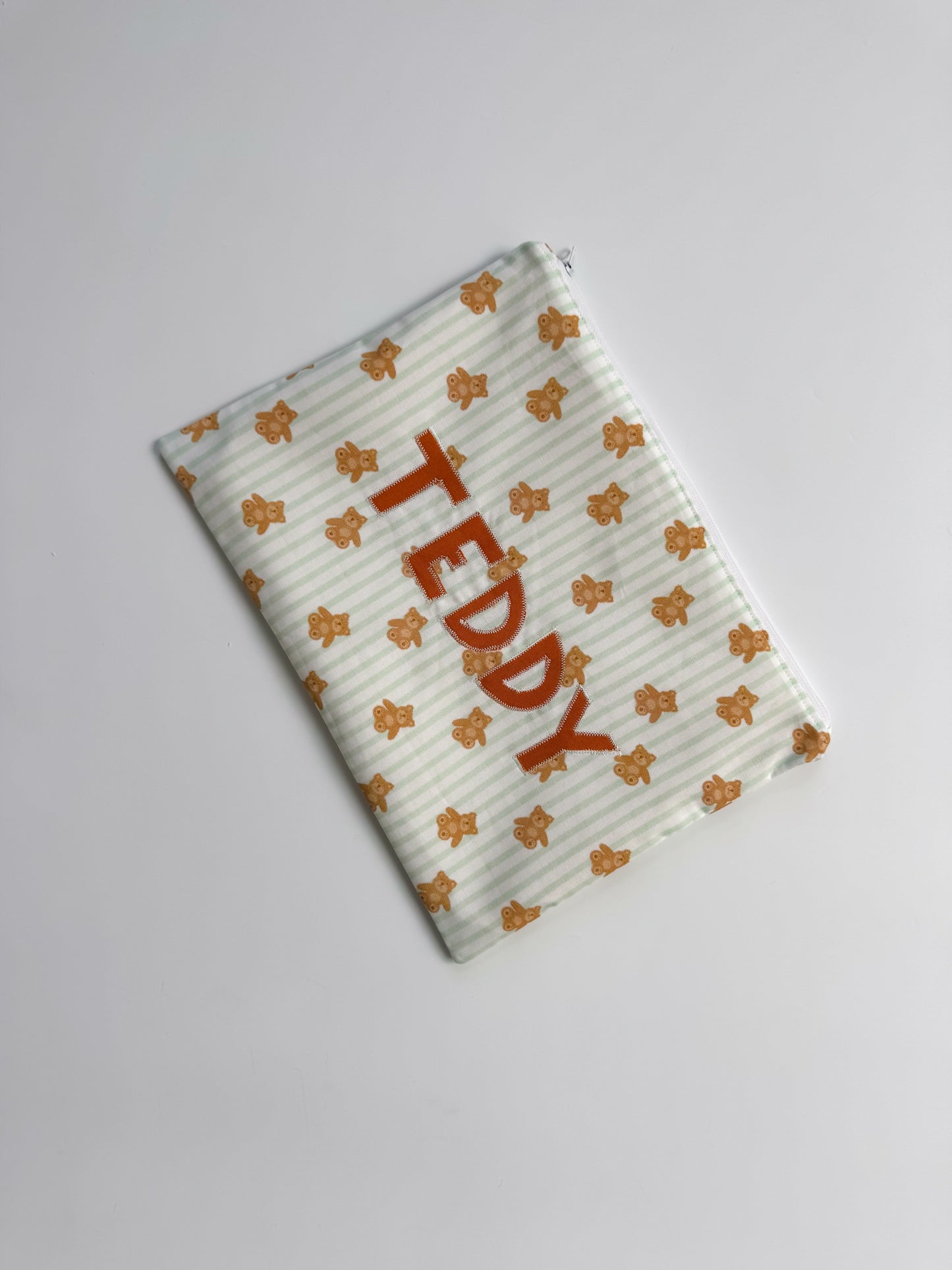 Custom Name Zipper Pouch -Teddy Bears