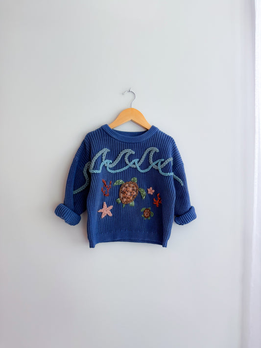 Hand Dyed Turtle Sweater