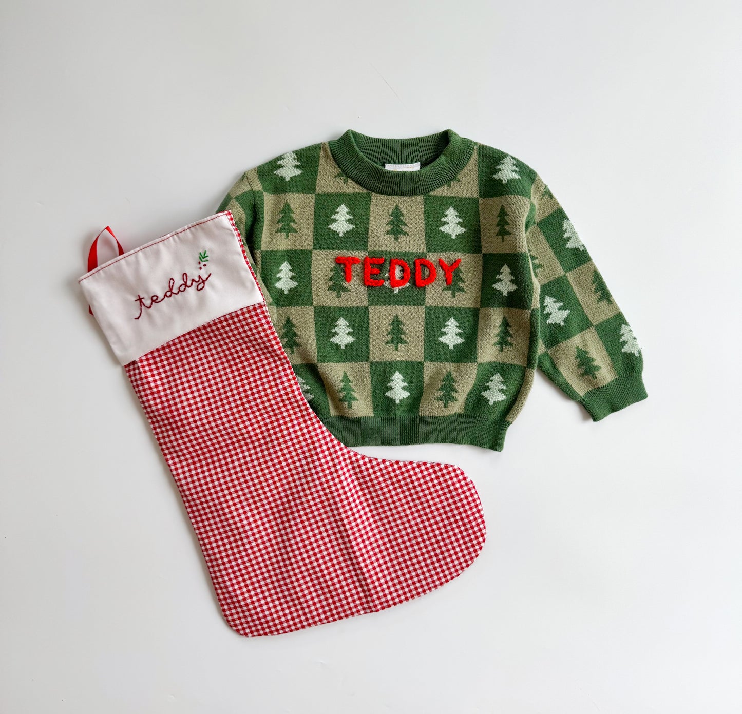 Custom Gingham Stocking