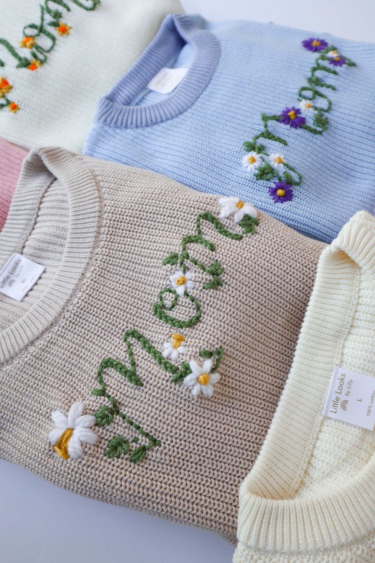 Mom Birth Flower Sweater