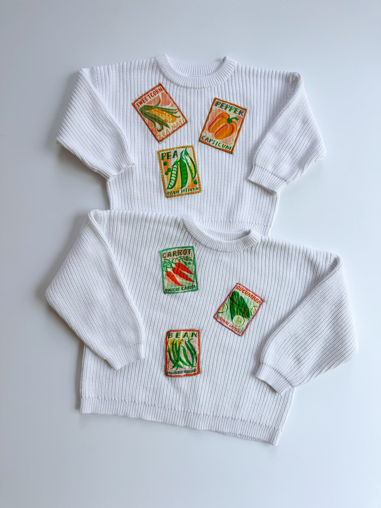 Appliqué Seed Packet Sweater