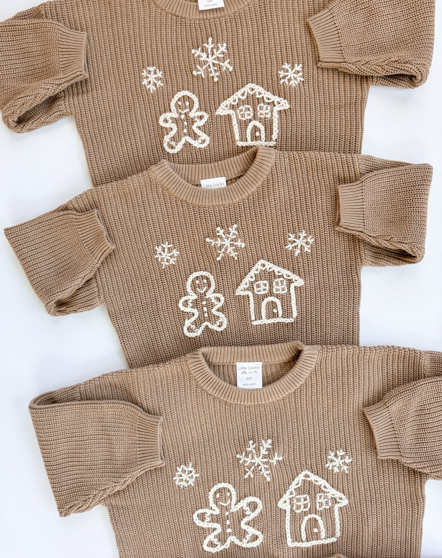 Premade Gingerbread House Sweater