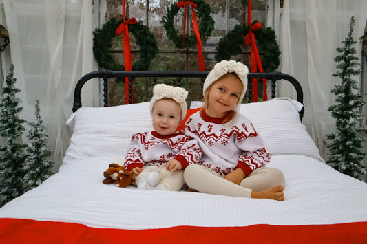 Red and white Candy Cane Sweater