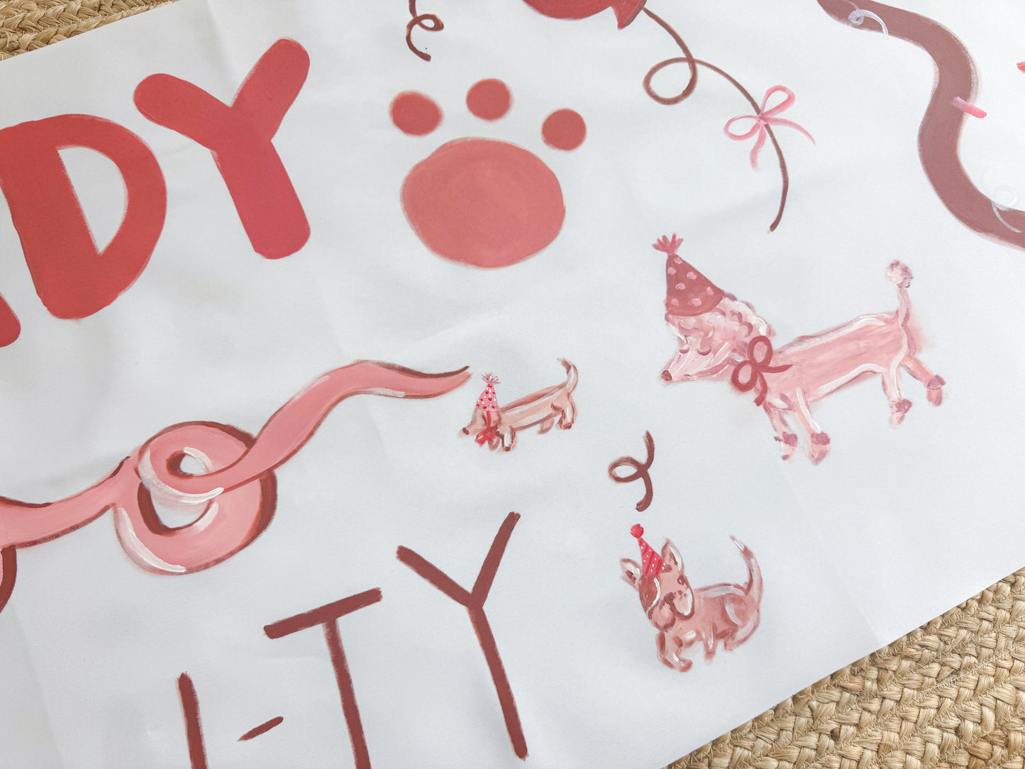 Custom Hand Painted Banner