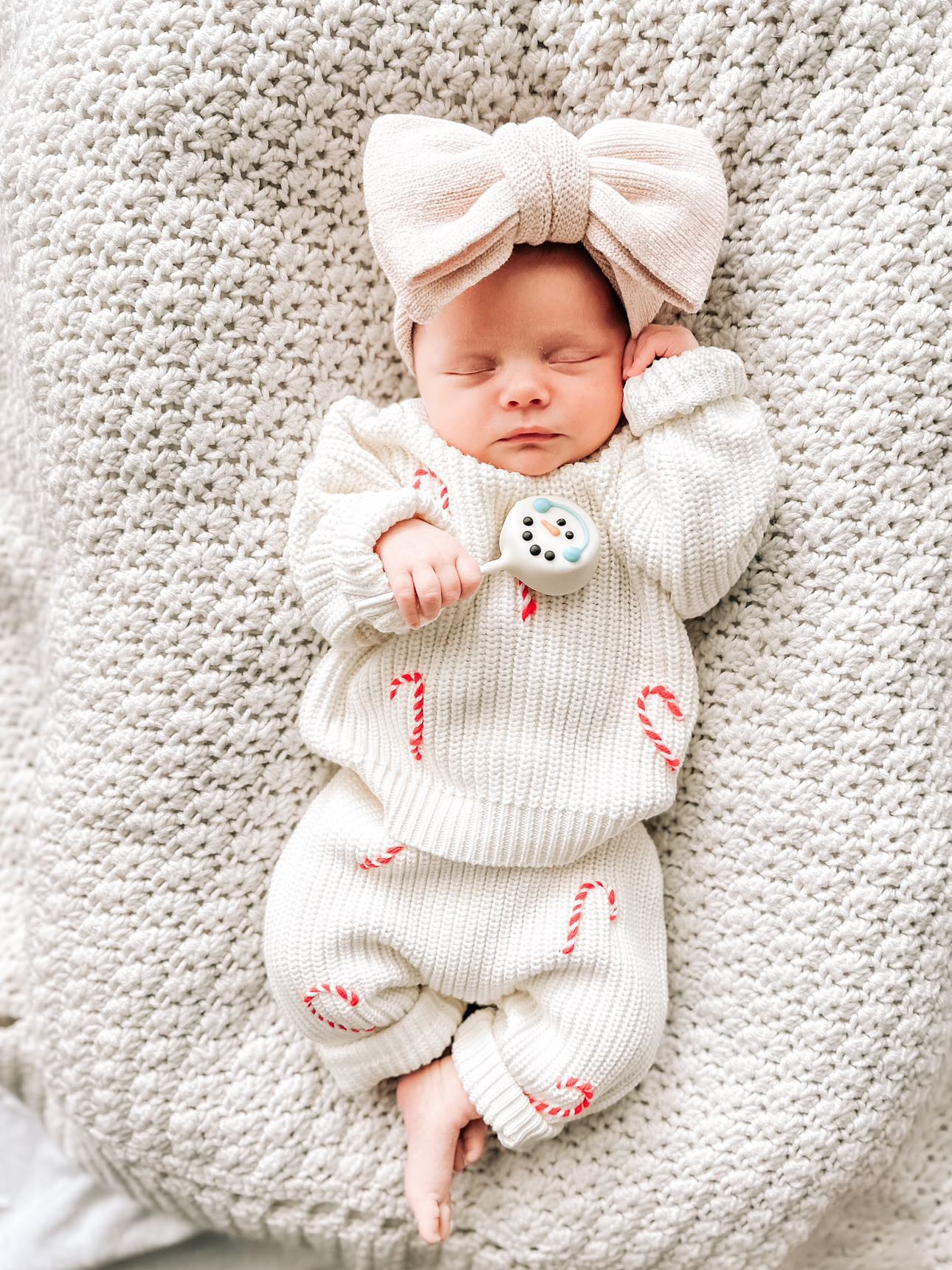 Marshmallow Cream Newborn Set