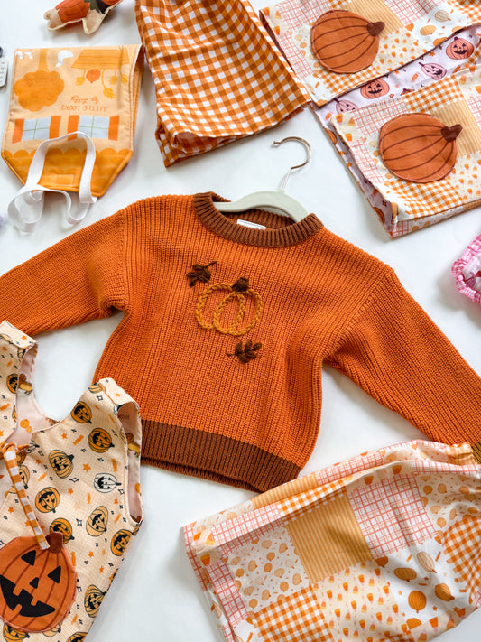 Pumpkin Leaf Sweater