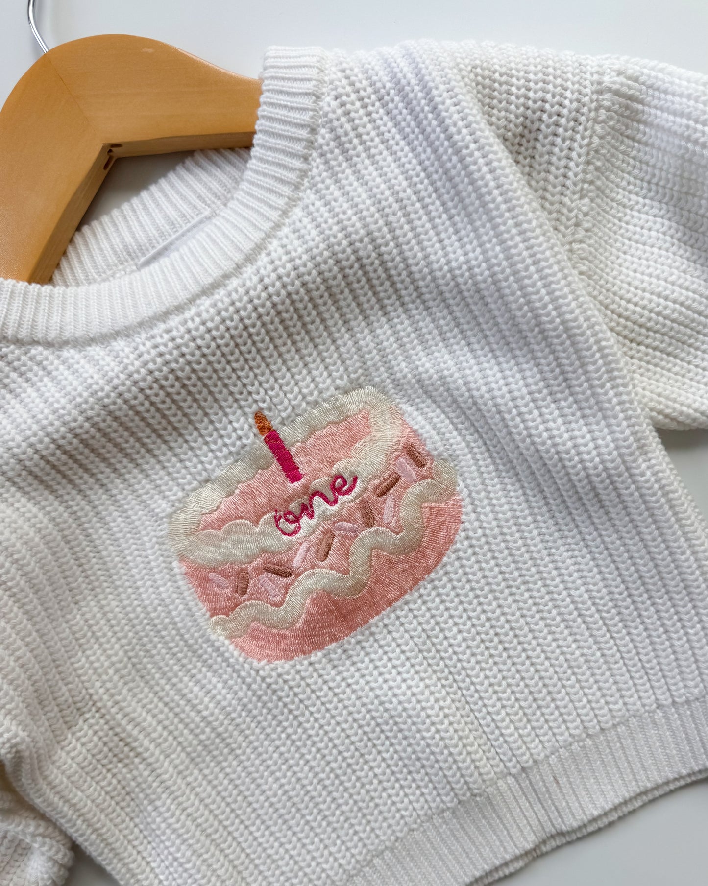 Pink Birthday Cake Sweater