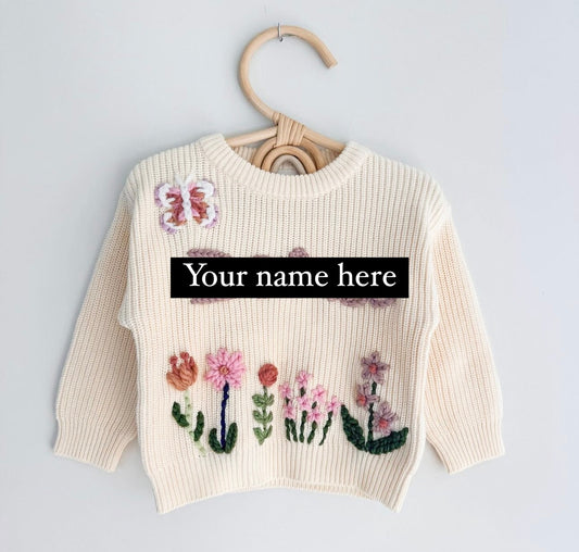 Wildflower Spring Sweater
