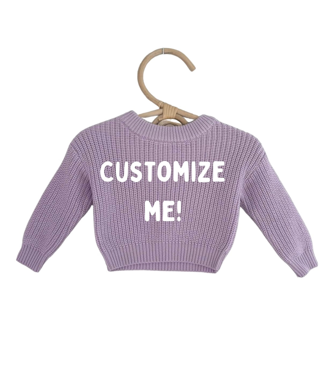 Custom Sweater: Lilac