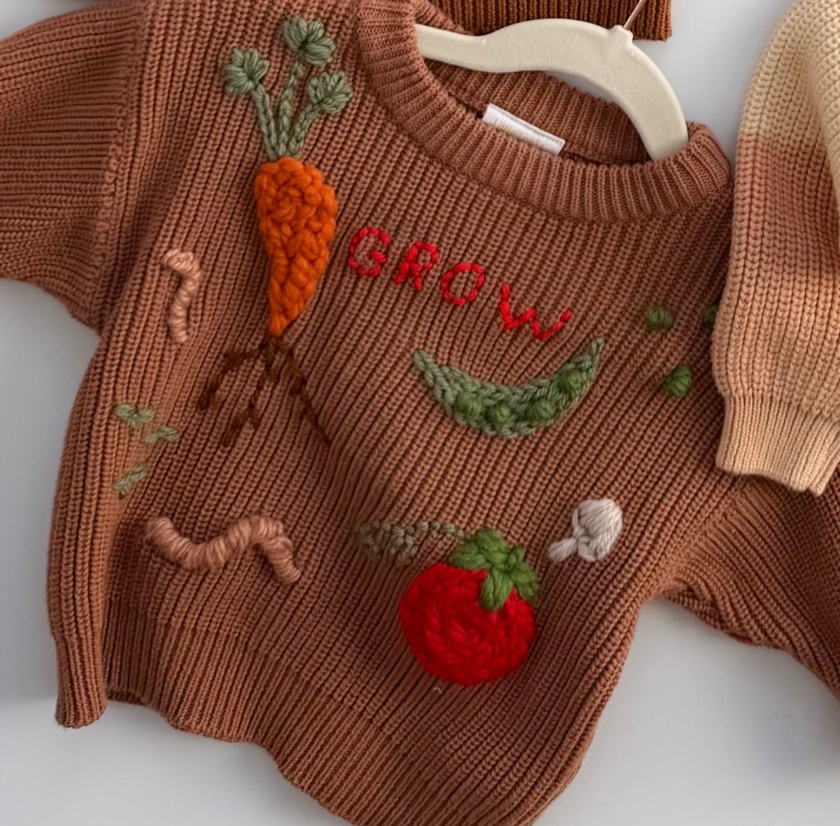 Grow garden sweater 6-12m
