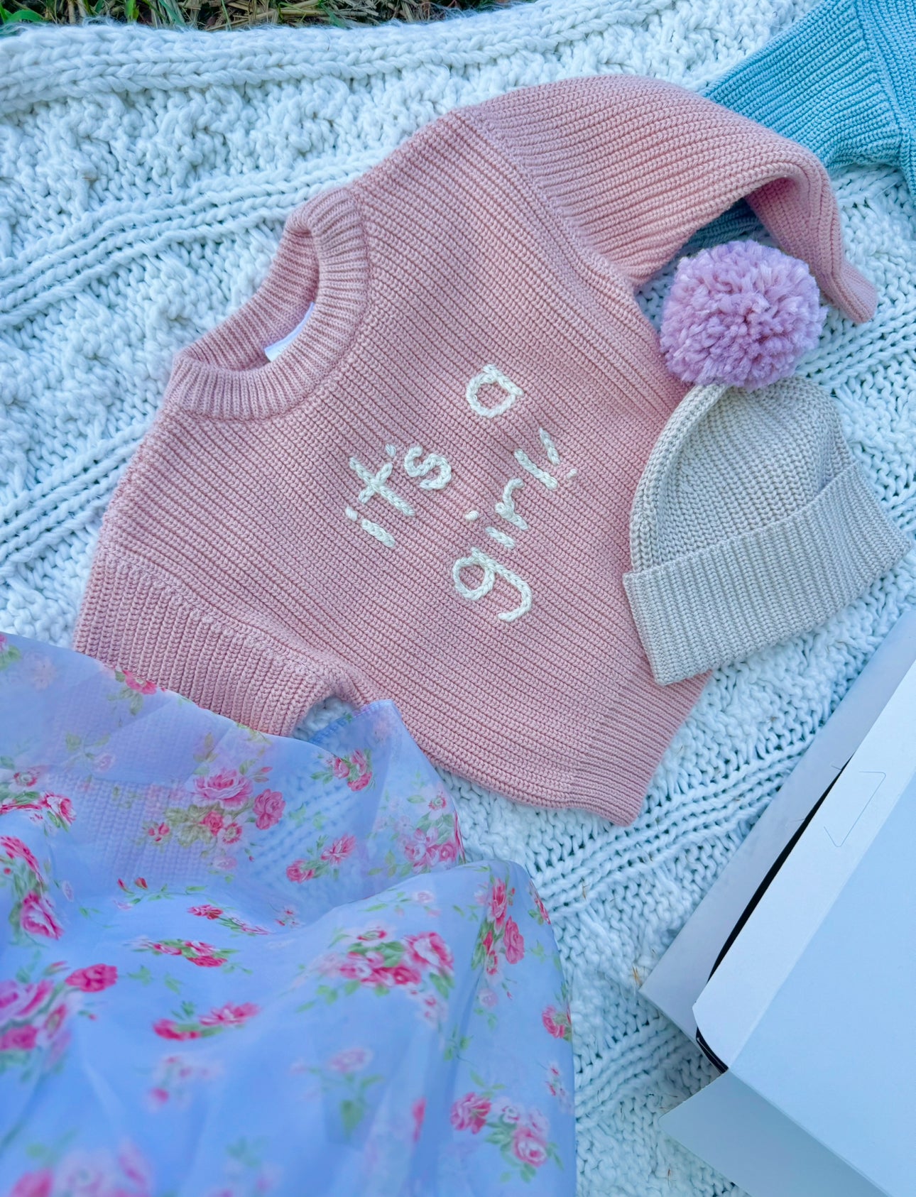 “Its a girl” Sweater (3 month)