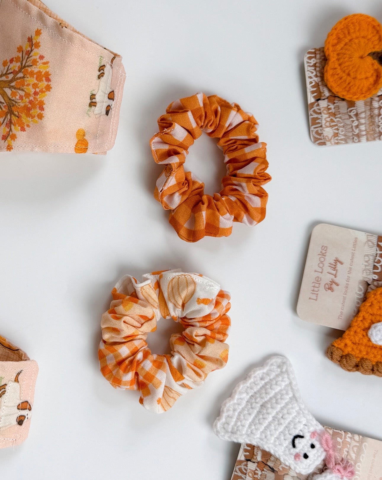 Handmade Fall Scrunchie