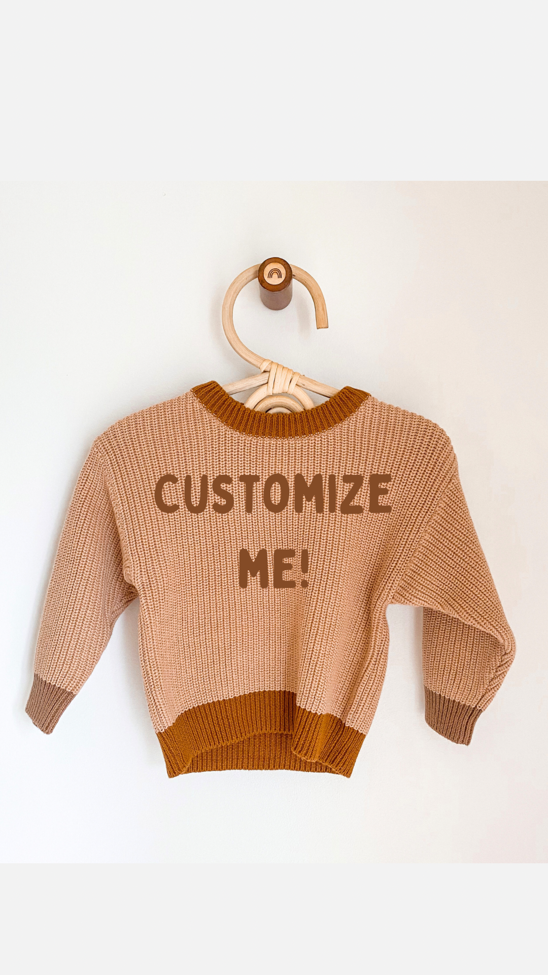 Custom Sweater: Pecan Pie