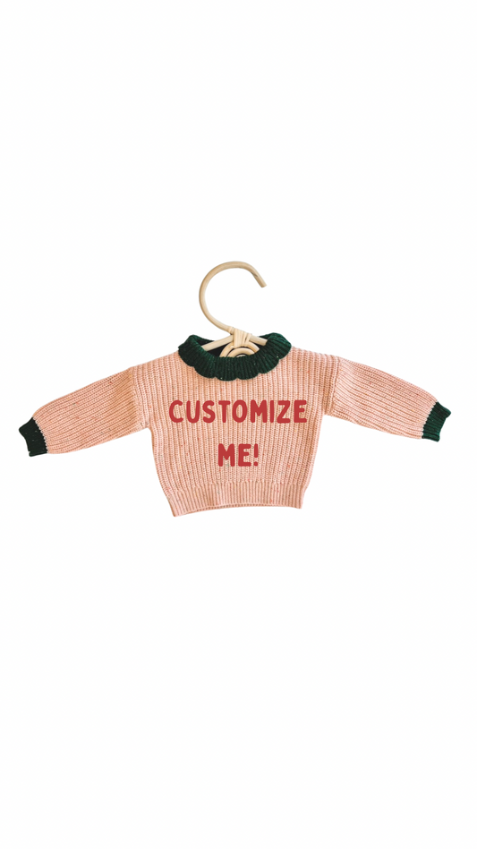 Custom Sweater: Strawberry Patch