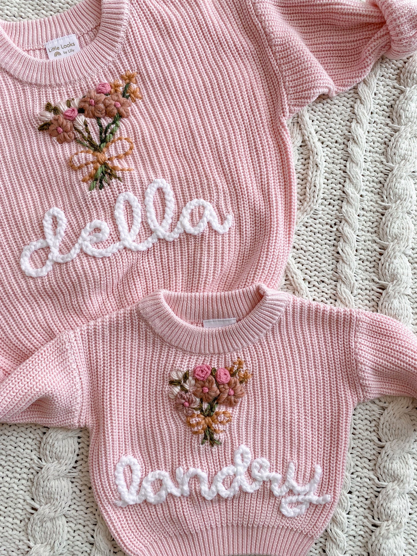 Custom Sweater: Lilly Pink