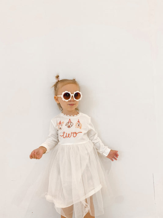 Custom Long sleeve Tulle Dress